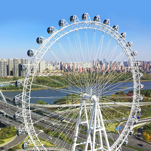 Grande Roue Métallique Moderne de 75m pour Parc d'Attractions Extérieur, Attractions pour Adultes, Manège de Fête Foraine à Vendre dans un Centre Commercial - Product Image 4