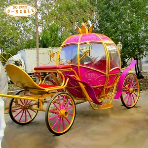 Carruagem da Cinderela Princesa Transporte de luxo/Fashion Pumpkin Carriage/Branco Clássico de Carruagem de Abóbora