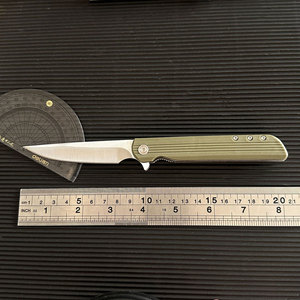 Cuchillo plegable CK EDC, cuchillo de bolsillo multifuncional de alta dureza para autodefensa, portátil, para el hogar, para acampar, para cortar frutas - Product Image 5