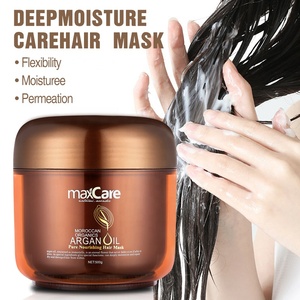 Mascarilla de Crema de Aceite de Argán Marroquí con Queratina Orgánica Sin Sulfatos, Etiqueta Privada, Reparación Profunda, Suavizante, Tratamiento de Salón, Nutritiva para Cabello Seco - Product Image 4