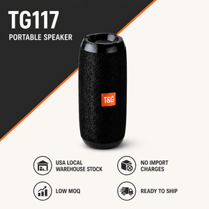 Nuovo Altoparlante Portatile da Esterno TG117 2026, Impermeabile, Segnale BT5.3 Stabile, Bassi HiFi, Lunga Durata della Batteria, Disponibilità Locale USA, Consegna Rapida - Product Image 1