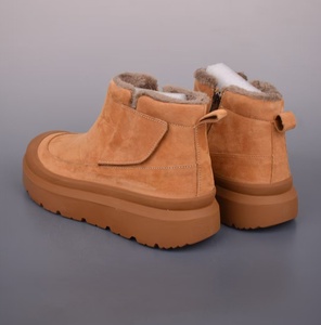 Bottes de neige classiques marron à semelle épaisse, imperméables et antidérapantes, bottines rehaussantes pour femmes - Product Image 2