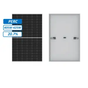 405W-425W PERC flexible solar panels half cell bifacial type monocrystalline solar photovoltaic panels