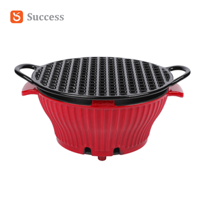 Griglia <span class=keywords><strong>a</strong></span> <span class=keywords><strong>Carbone</strong></span> in Ghisa Smaltata Premium, Stufa BBQ Minimalista Stile Casseruola Rossa, Utensili da Cucina di Lusso per Esterni, Artigianato Durevole - Product Image 3