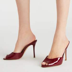 <span class=keywords><strong>Mules</strong></span> à bout ouvert personnalisées toutes couleurs, tendance, fines, chaussures de mode pour femmes, sandales, talons pour femmes - Product Image 5