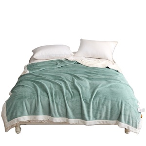 DONGFANG custom logo winter blankets for double bed milk velvet 2 ply blanket blankets for winter double layer - Product Image 1