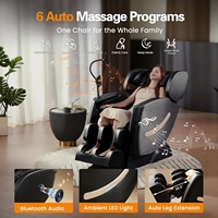Fauteuil de massage portable en cuir PU à prix abordable, zéro gravité, 8D, pour les jambes et les pieds, avec pression des doigts sur tout le corps, machine de soins personnels et de détente