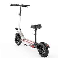 Scooter électrique pour adultes 10 pouces moteur à deux roues pliant