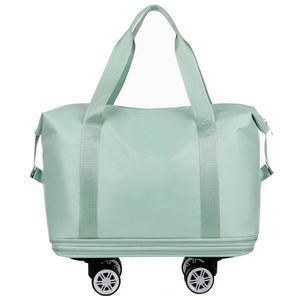 BSCI Factory Large Capacity Universal <b>Wheels</b> Travel <b>bag</b> Student Outdoor Storage <b>Bag</b> Waterproof Dry and Wet Separation - Product Image 6