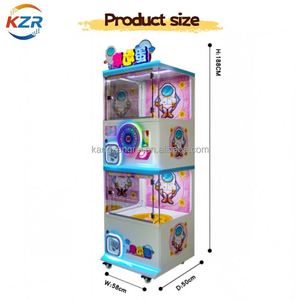 Equipo de Entretenimiento Electrónico Personalizado con Monedas, Juego de Lotería de Huevos de la Suerte de Doble Capa para Salas de Juegos. - Product Image 1
