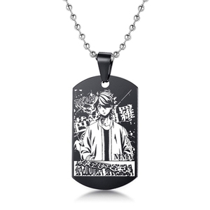 Collier Anime Tokyo Avengers Cosplay Figure en acier inoxydable Dog Tag Sweater Chain Chokers Fashion Jewelry for Fans - Product Image 3