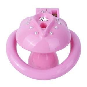 ANOSX Inverted Penis Cage ABS Resin Chastity Lock with Urethral Catheter pink Cock Cage Chastity Device <b>for</b> <b>Men</b> Fetish Sex <b>Toys</b> - Product Image 1