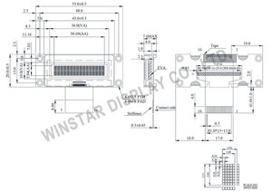 OLED-дисплей Character 16x2 WEO001602B, рабочая температура -40°C ° C+80 ° Промышленный прибор C 1.23 дюйма - Product Image 5