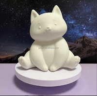 Vente en gros de boîtes à monnaie en vinyle personnalisées, faites à la main et peintes à la main, en forme de lion, avec un design original et mignon, en résine, pour Noël