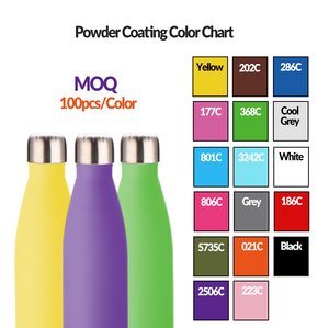 Termo de doble pared personalizado, botella de agua con aislamiento al vacío de 500ml, de acero inoxidable, para deportes en frío y caliente - Product Image 2