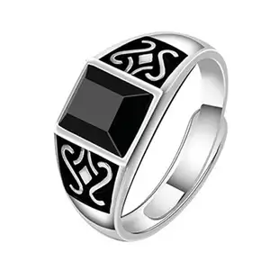 Signet Rings for Men 925 Sterling Silver Rings for Men with Onyx or Turquoise Stone Options Handmade Jewelry Men's Ring