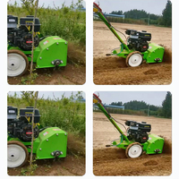 Micro-cultivateur autotracté à essence et diesel, dernière technologie, pour le désherbage et le labourage des petites surfaces agricoles
