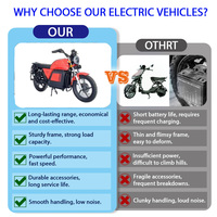 Moto électrique rétro 2026 OEM, scooter à cadre en acier, homologuée pour la route, pour adultes, pour les trajets en ville, vélo électrique