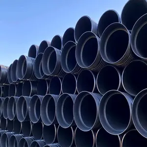 Tubo de plástico para fiação, conduíte corrugado de 20mm, tubo corrugado de 24 polegadas, corte de tubo hdpe para drenagem