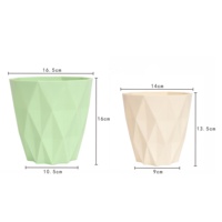 Pots de plantation en plastique, pot de fleurs en plastique pour jardin d'intérieur, bureau, vente en gros, usine