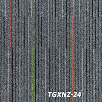 Vente en gros de carreaux de moquette Jacquard commerciaux antidérapants 50x50 carreaux de bureau modulaires pour le bureau et le salon