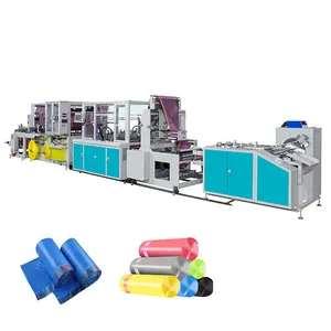 BHiE BL1060V-AL300 Interleaved Drawstring Bag Making Machine Bag On Roll Machine Ipli Canta Yapma Makinesi