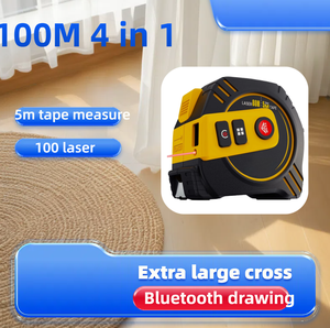 Pita pengukur jarak Pintar <span class=keywords><strong>Laser</strong></span> 4 dalam 1, pita <span class=keywords><strong>Laser</strong></span> <span class=keywords><strong>Digital</strong></span> pengukur jarak 5M penggaris 100M pengukuran <span class=keywords><strong>Laser</strong></span> - Product Image 6