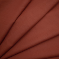 Nouvelle arrivée 88% microfibre 12% Modal Textile matière première brique-rouge rouleau de tissu extensible pour robes et t-shirts