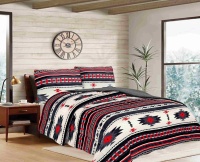 Ensemble de couette en peluche lavable en polyester 200TC de style américain SMILING HOME, ensemble de literie d'hiver luxueux et moelleux