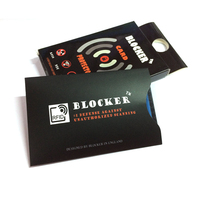 Protège-cartes RFID 13,56 MHz pour Visa et Mastercard, manchons de blocage en papier aluminium 88x59mm