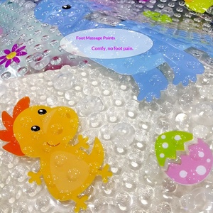 Tapis de sol antidérapant et résistant à l'eau pour salle de bain, motif dessin animé, 69x39cm, pour enfants, ne se décolore pas, lavable en machine - Product Image 4