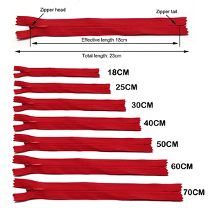 Cinta de cremallera invisible de bobina de nailon personalizada, plástico colorido para ropa, ropa de cama, bolsos, fundas de almohada, para bolsos - Product Image 6