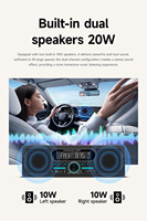 Radio Mobil BQCC 1DIN MP3 Player Dual USB LED Warna-warni Stereo RCA Audio Dual BT LCD FM/AM/RDS/AUX Pelacak Lokasi Speaker Internal