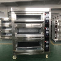 Four à sole commercial pour boulangerie, électrique/gaz, pour matières premières à base de maïs, avec protection contre la surchauffe, haute économie d'énergie, haute productivité, pour pain français