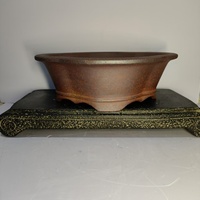 Pot à bonsaï en forme de prune, classique, sculpté à la main, écologique, best-seller, pour la maison et le jardin