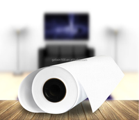 Rollo de Papel para Plotter CAD de Alta Resistencia, 36" x 50 yardas, 20 lb, Pulpa de Madera Virgen para Impresión de Inyección de Tinta
