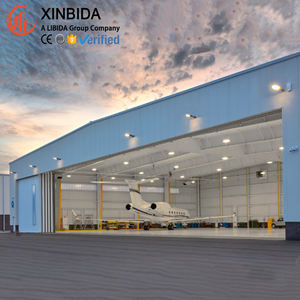 هيكل فولاذية جاهزة الصنع معزولة بطبقة مزدوجة ، بناء حنجرة طائرات مسبقة الصنع - Product Image 2