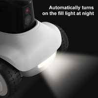 Caméra intelligente pour animaux de compagnie Robot compagnon mobile avec caméra laser pour chats Caméra HD 1080P WiFi pour chiens avec application Vision nocturne Audio bidirectionnel