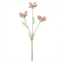 Tige de fleur artificielle en dentelle rose, branche florale en soie, décoration nordique pour mariage, maison et table