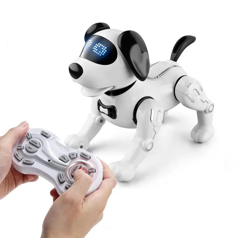 JinYing बच्चों शैक्षिक खिलौने स्मार्ट कुत्ता बुद्धिमान रोबोट प्रौद्योगिकी ऐ आर सी प्रोग्रामिंग रिमोट कंट्रोल स्टंट रोबोट कुत्ता