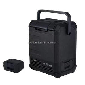 Réfrigérateur de voiture compact portable 10L avec système de compresseur, design extérieur, 12V/24V, refroidissement -20~10°C, poignée - Product Image 3