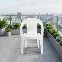 Ensemble table et chaises d'extérieur en plastique, empilable, résistant aux intempéries, portable, pour les foires gastronomiques et les festivals de bière