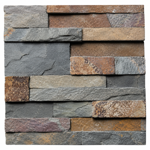 Exterior Wall Cladding <b>Stone</b> Veneer Rusty Slate Natural Slate Culture <b>Stone</b> - Product Image 2