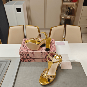 Sandalias Jimmy con Tira en T y Punta Abierta, Zapatos de Plataforma Gruesa para Eventos de Gala y Cócteles - Product Image 5