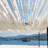 Voilage de plafond en tissu ondulé pour mariage, décoration de plafond pour salle de banquet, fête, événement, ornement de toit