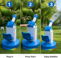 Máquina Interactiva de Burbujas de Humo, Juego Infantil Personalizado para Exteriores, Juego de Autoservicio para Alquiler en Negocios, Resorts Turísticos, Campamentos y Parques
