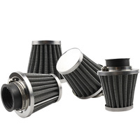 Nouveaux filtres à air en plastique de style champignon à haut débit en gros, 35 mm, 42 mm, 50 mm, 55 mm, colorés pour la modification de moto