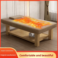 Table de massage réglable en cuir PU – Éponge haute densité durable pour salle de sport, salon et massage corporel complet