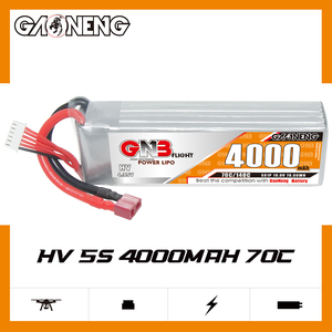 GNB 가오넹 LiHV 4000mAh 5S <span class=keywords><strong>19V</strong></span> 70C 140C T-플러그 RC 리포 배터리 (RC 자동차, 드론, RC 보트용 소프트 팩) - Product Image 5