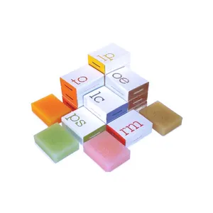 Cheap price custom soap bar packaging boxes white mini soap box packaging for home made soap